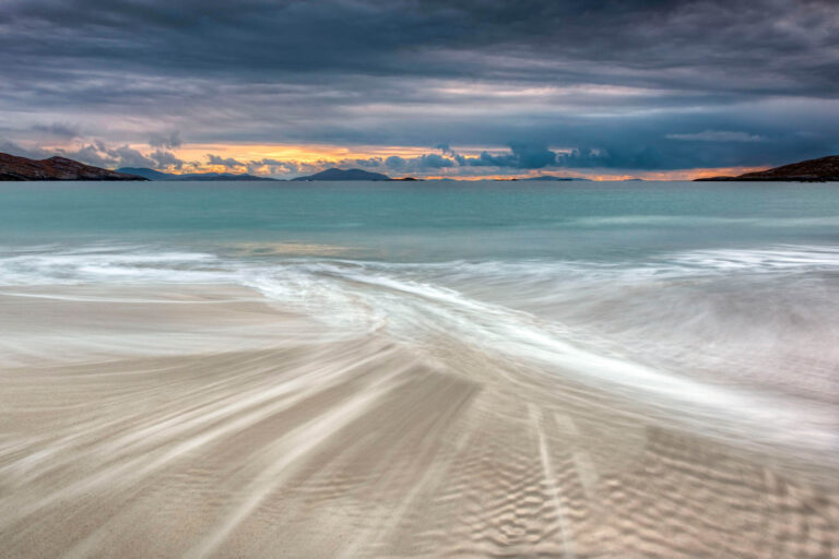 Luskentyre Beach on the Isle of Harris, Scotland.