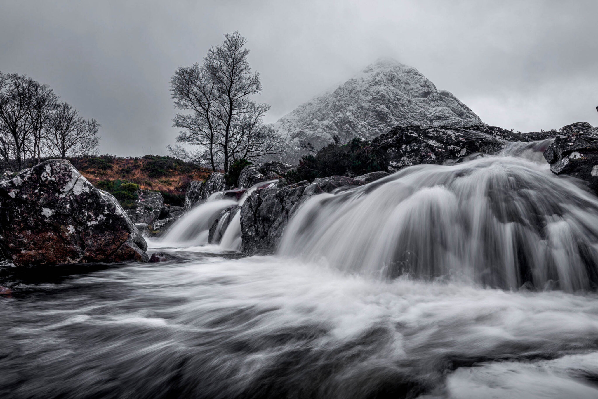 Buachaille Etive Mor in Glencoe, Scotland.