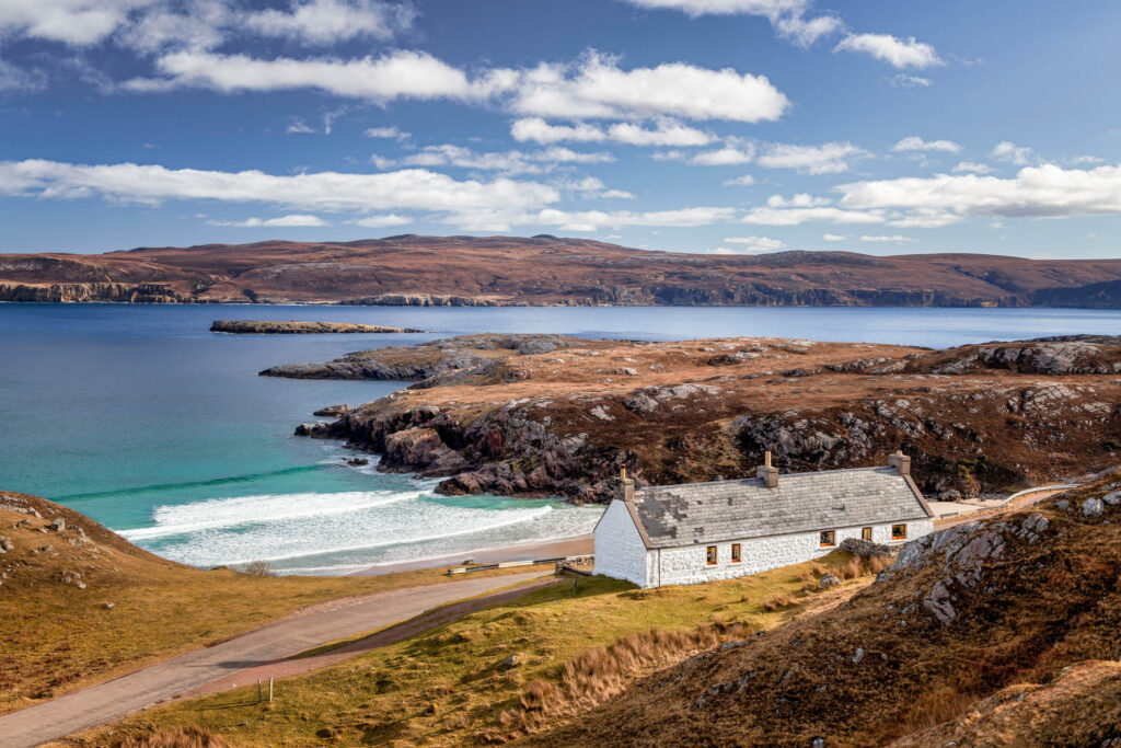 Photo of Ceannabeinne Old School House in Scotland.