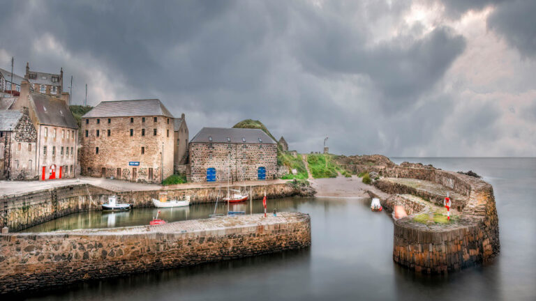Photo of Portsoy Harbour.