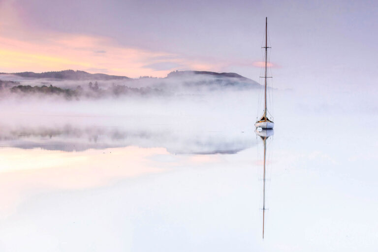 Photo of Lake Windermere in the Lake District at Dawn