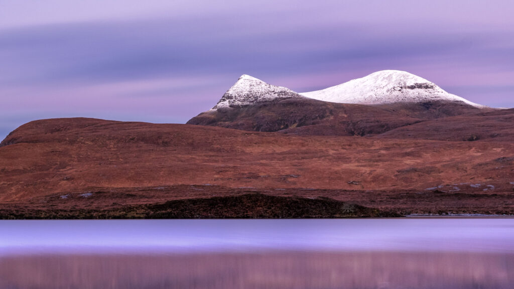 Twin Peaks of Assynt, Scotland.