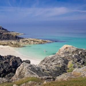Serenity in Sapphire: Clachtoll’s Caribbean Dream Beach