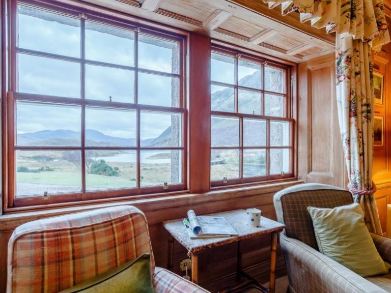 Stack Lodge on the River Laxford near to Loch Stack