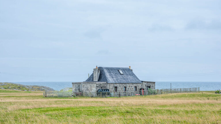 Machair House, Tiree, Scotland.