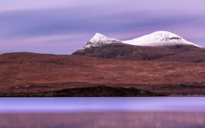 Twin Peaks of Assynt, Scotland.
